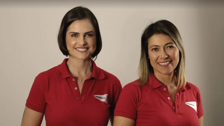 Bianca Celoto e Tammy de Andrade são treinados do Óh Quem Fala, especialista em cursos de oratória em Sorocaba